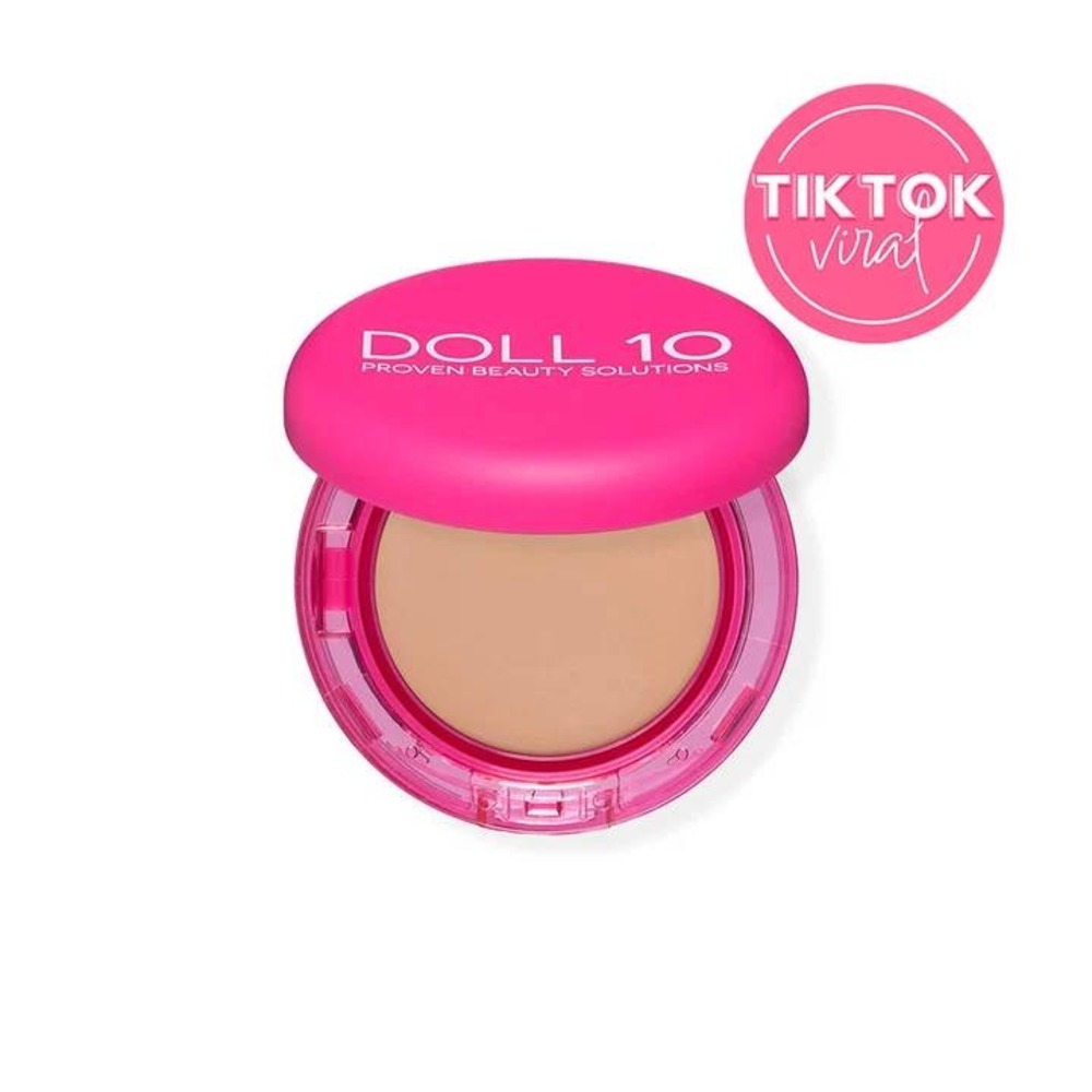 Doll 10 Peptide Bounce Balm Foundation Tan 0.5oz New